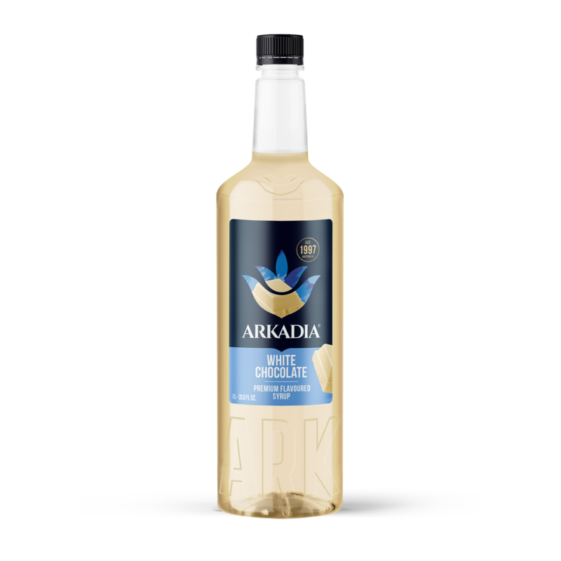 Arkadia Premium Syrup White Choc 1L