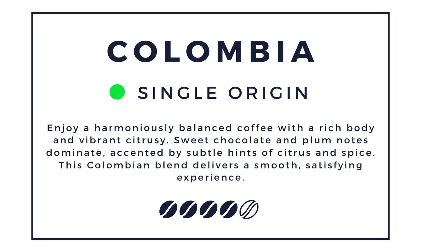 Columbia Coffee Beans