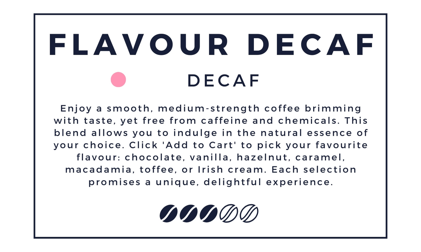 Flavoured DECAF Swiss Water - Peru Coffee Bean